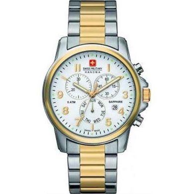 Часы наручные мужские Swiss Military-Hanowa 06-5142.1.55.001 кварцевые, на стальном браслете, Швейцария