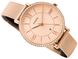 Часы наручные женские FOSSIL ES4628 кварцевые, "миланский" браслет, цвет розового золота, США 5