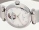Часы наручные женские Claude Bernard 85022 3M APN, автоматика с отрытым балансом, "миланский" браслет 3
