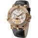 Наручные часы 1690-5-706 white, pvd-r with stones, black leather (Seculus)