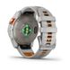 Смарт-часы Garmin Fenix 7 Pro - Sapphire Solar Edition - титановый корпус с дымчато-серым/оранжевым ремешком 11