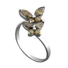 Серебряное кольцо Бабочки 18