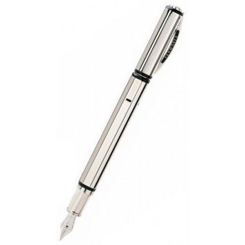 Ручка пір'яна Visconti 45602DA07M Metropolis AG925 FP Silver 14KT M