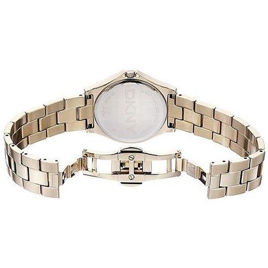 Часы наручные женские DKNY NY2366 кварцевые, на браслете, золотистые, США