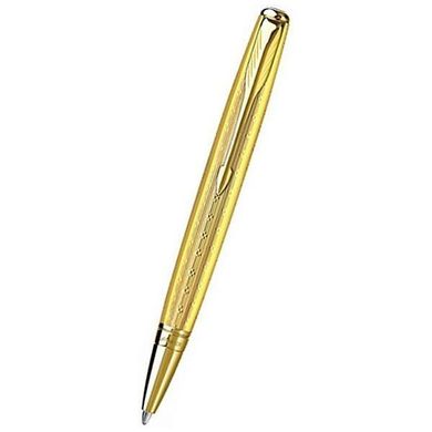 Шариковая ручка Parker Sonnet Mono Chiselled Gold GT BP 85 430G