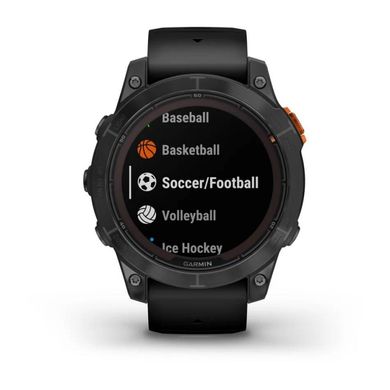Смарт-часы Garmin Fenix 7 Pro - Solar Edition - сланцево-серые с черным ремешком