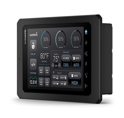7-дюймовий дисплей комутаційної системи Garmin SERV+ для автобудинку (без вбудованої комутації)