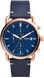 Часы наручные мужские FOSSIL FS5404 кварцевые, ремешок из кожи, синие, США 1