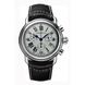 Часы-хронограф наручные мужские Aerowatch 83926 AA01 кварцевые, с датой, кожаный черный ремешок 1