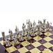 S10RED Manopoulos Archers chess set with gold-silver chessmen/Red chessboard 44cm 5