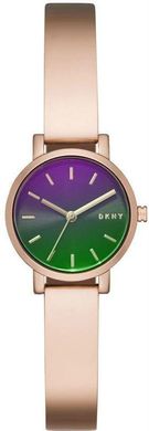 Часы наручные женские DKNY NY2734 кварцевые, фиолетовый циферблат "хамелеон", США