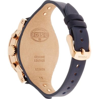 Часы наручные женские FOSSIL ES3838 кварцевые, ремешок из кожи, США