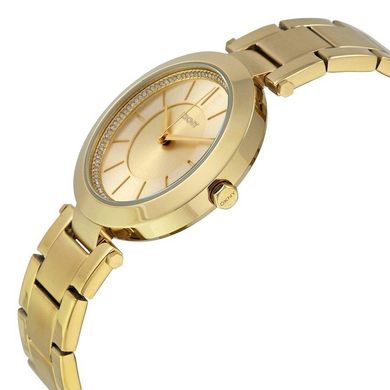 Часы наручные женские DKNY NY2286 кварцевые, на браслете, золотистые, США