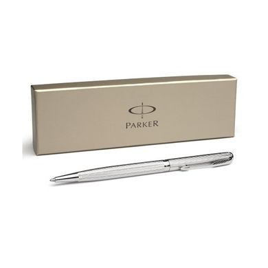 Шариковая ручка Parker Sonnet Slim Chiselled Silver PT BP 85 431S