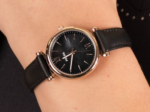 Часы наручные женские FOSSIL ES4700 кварцевые, кожаный ремешок, США