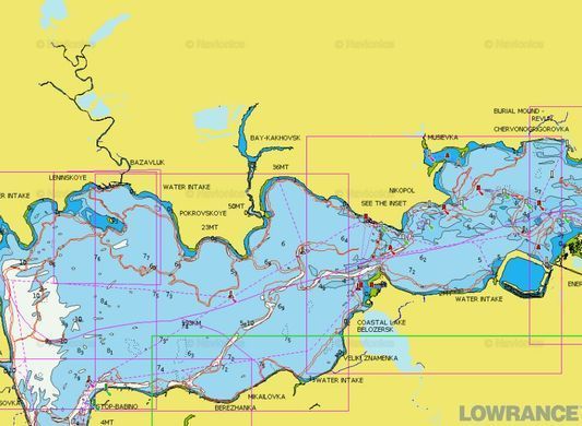 Карта Navionics "Річка Дніпро" (повне покриття)