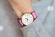 Часы наручные женские Aerowatch 42980 RO03 кварцевые с датой, кожаный розовый ремешок 3