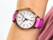 Годинник наручний жіночий Aerowatch 42980 RO03 кварцовий з датою, шкіряний ремінець рожевий 6