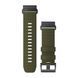 Тканевый ремешок Garmin QuickFit 26 для tactix, fenix 5X/6X/7X, quatix, D2, Foretrex, Descent, тактический оливковый