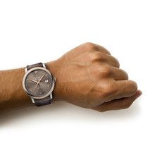 Часы наручные мужские OMEGA PRESTIGE CO‑AXIAL 424.23.40.20.13.001, сталь - розовое золото, кожаный ремешок