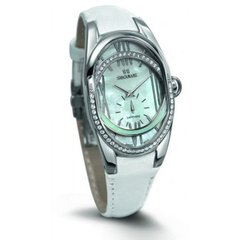 Наручные часы 1668-2-1064 white, ss cz stones, white leather (Seculus)