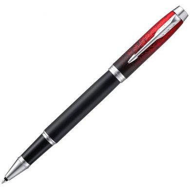 Ручка-роллер Parker IM 17 SE Red Ignite CT RB 23 122 черная с красным рисунком