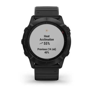Смарт-годинник Garmin Fenix 6X Pro чорний з чорним ремінцем