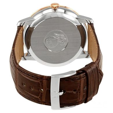 Часы наручные мужские OMEGA PRESTIGE CO‑AXIAL 424.23.40.20.13.001, сталь - розовое золото, кожаный ремешок
