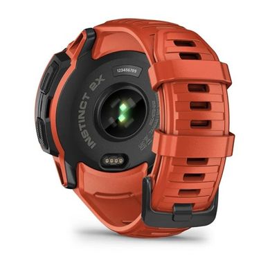 Смарт-часы Garmin Instinct 2X Solar пламенно-красные