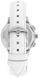 Часы наручные женские FOSSIL CH4000 кварцевые, кожаный ремешок, белые, США 5