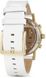 Часы-хронограф наручные женские DKNY NY2337 кварцевые на белом кожаном ремешке, США 5