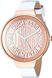 Часы наручные женские DKNY NY2802 кварцевые, белый ремешок из кожи, США 3