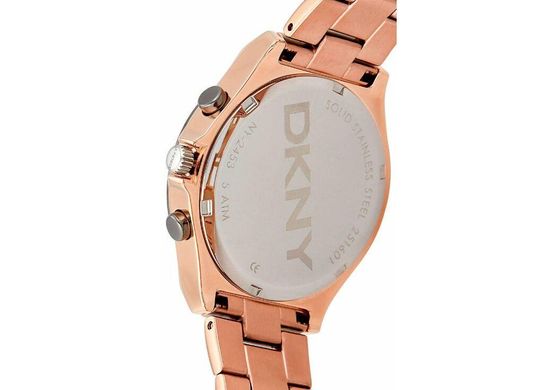 Часы-хронограф наручные женские DKNY NY2453 кварцевые на браслете, с датой, США