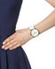 Часы-хронограф наручные женские DKNY NY2337 кварцевые на белом кожаном ремешке, США 3