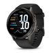 Смарт-годинник Garmin Venu 4 (45 мм) сланцевий із чорним силіконовим ремінцем