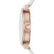 Часы наручные женские DKNY NY2802 кварцевые, белый ремешок из кожи, США 2