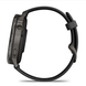 Смарт-годинник Garmin Venu 4 (45 мм) сланцевий із чорним силіконовим ремінцем