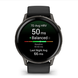 Смарт-годинник Garmin Venu 4 (45 мм) сланцевий із чорним силіконовим ремінцем