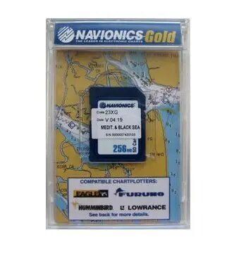 Карта Navionics Gold "Дніпро, Середземне та Чорне море"