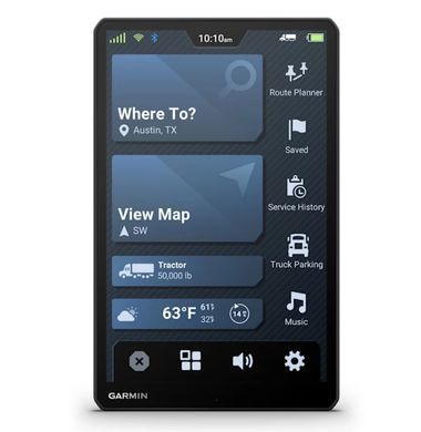 10-дюймовий GPS-навігатор для вантажівок Garmin dēzl&trade; OTR1020