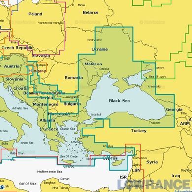 Карта Navionics Gold "Дніпро, Середземне та Чорне море"