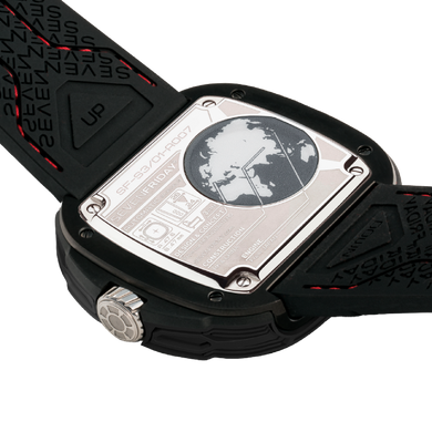 Часы наручные мужские SEVENFRIDAY SF-S3/01 с автоподзаводом, Швейцария (дизайн напоминает сайлентблок)