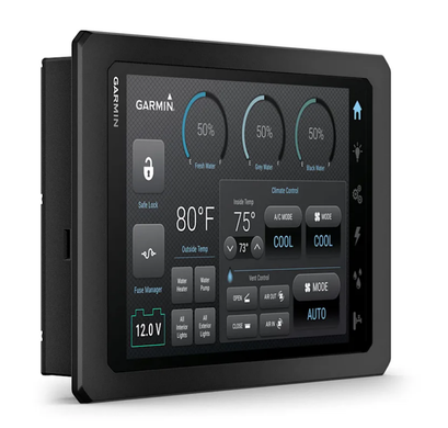 10-дюймовий дисплей комутаційної системи Garmin SERV+ для автобудинку (вбудована комутація)