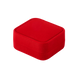 Футляр для ювелирных украшений прямоугольник красный 1
