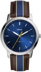 Часы наручные мужские FOSSIL FS5554 кварцевые, ремешок из кожи, США