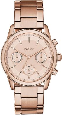 Часы наручные женские DKNY NY2331 кварцевые, на браслете, цвет розового золота, США