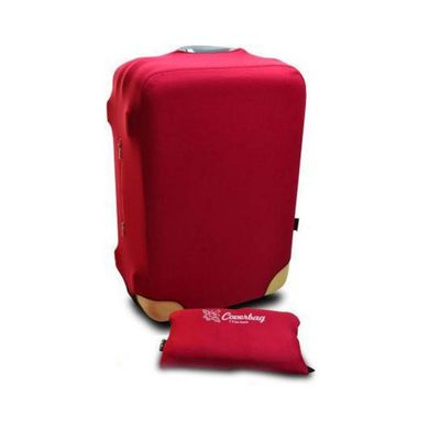 Чохол для валіз Coverbag поліестер на валізу M бордо Висота 53-65см CvP0205M