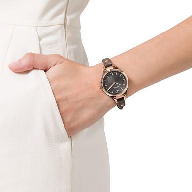 Часы наручные женские FOSSIL ES3077 кварцевые, ремешок из кожи, США