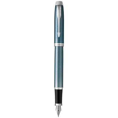 Ручка перьевая Parker IM 17 Light Blue Grey CT FP F 22 511 511 латунная со стальным пером