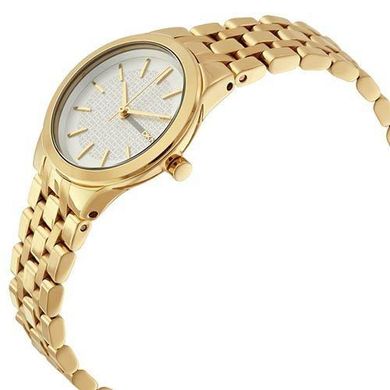 Часы наручные женские DKNY NY2491 кварцевые на браслете, цвет желтого золота, США